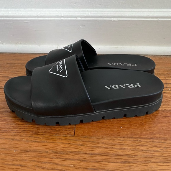 Prada Rubber Slides - Picture 9 of 16